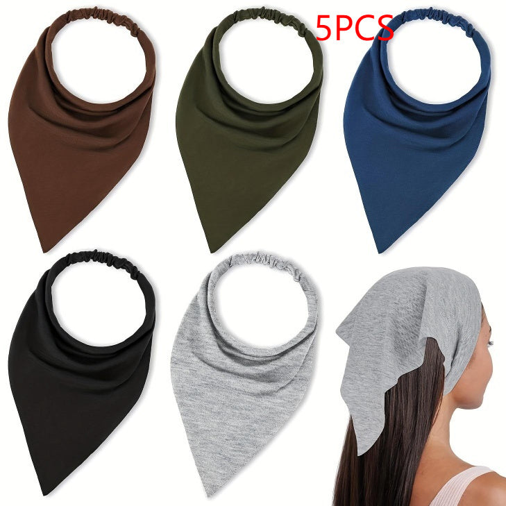 Triangle Shawl Women's Pure Color Comfort All-match High Elastic